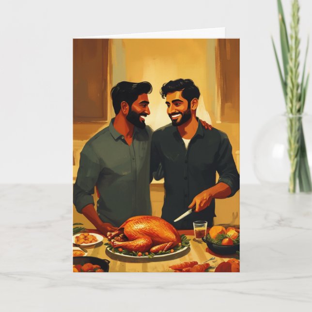 Carte de Thanksgiving ensemble (Devant)
