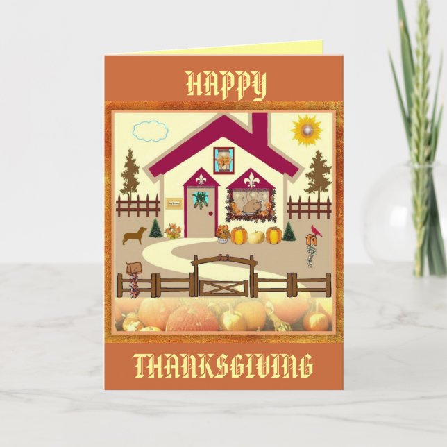 Carte de thanksgiving pour n'importe qui (Devant)