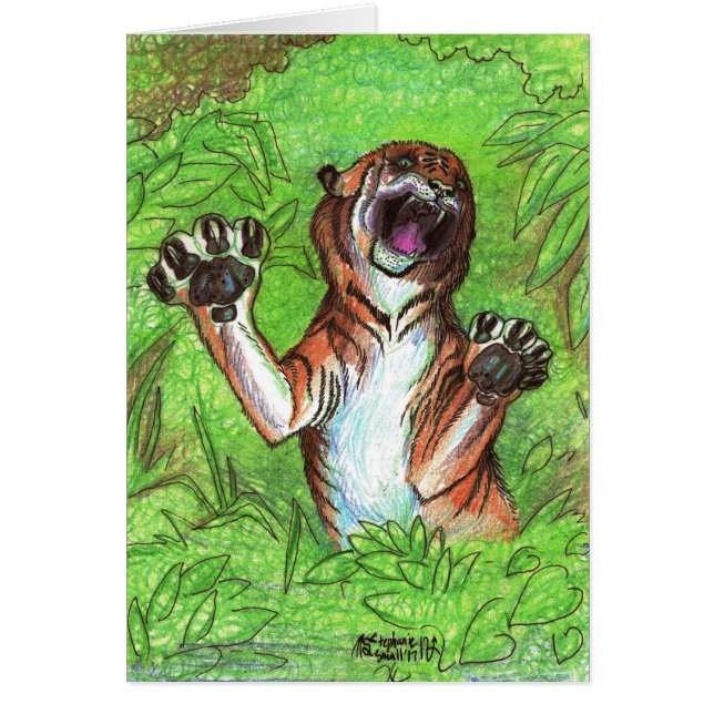 Carte de tigre (Devant)