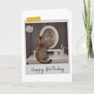 Carte de Tigre Cat Funny