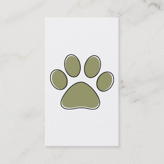 carte de timbre de marcheur de chien d'oddRex (Devant)