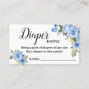 Carte de tirage baby shower de tirage de tombole B