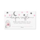 Carte de tombola baby shower pour fille Halloween