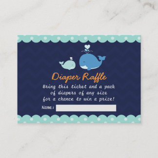 carte de tombola de baleine