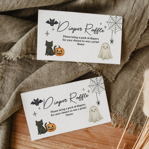 Carte de tombola de couches pour Baby Shower Hallo