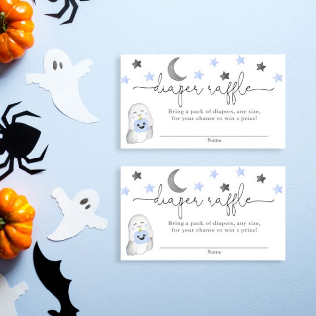Carte de tombola Halloween baby shower enfant (Créateur téléchargé)