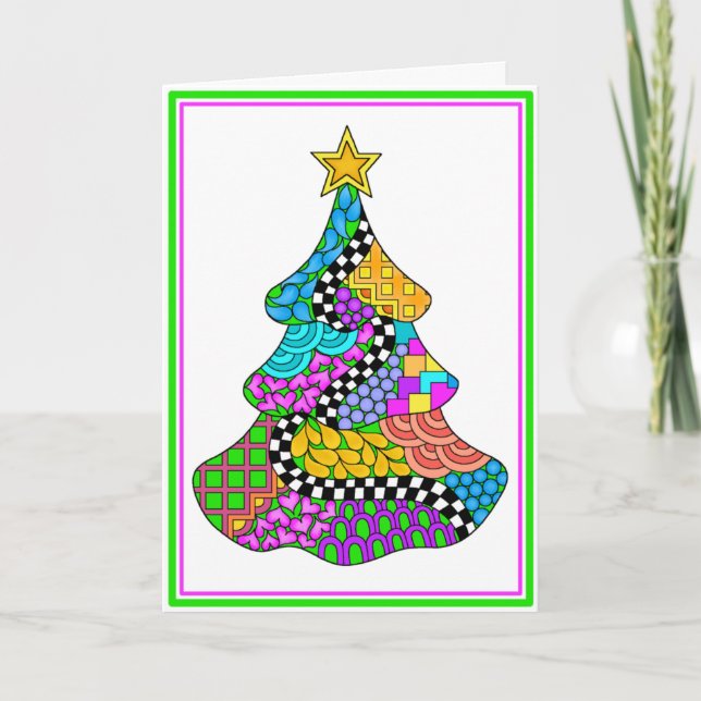 Carte de torsion de Noël (Devant)