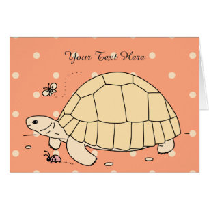 Carte de tortue Plowshare personnalisable