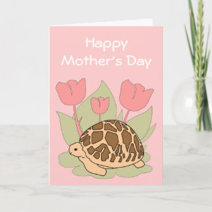 Carte de tortue vedette de la fête des mères perso