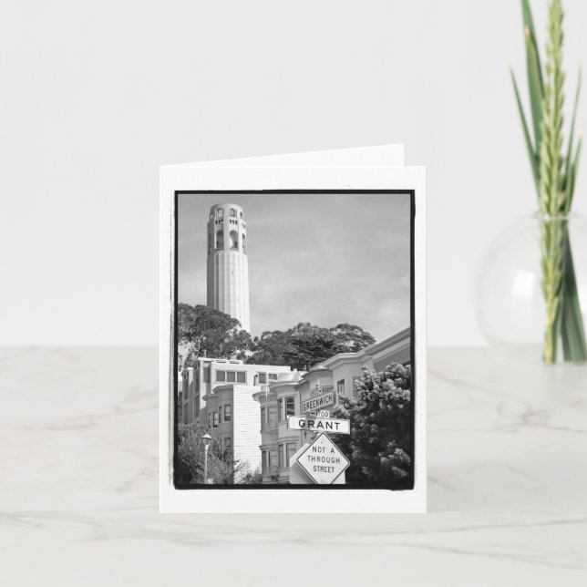 Carte de tour de Coit (Devant)