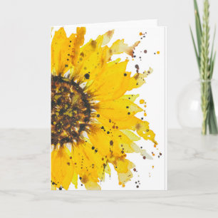 Carte de tournesol Encouragez-moi