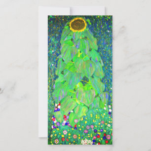 Carte de tournesol Gustav Klimt