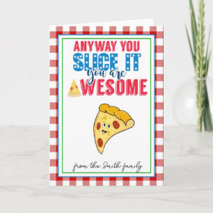 Carte de toute façon vous le découpez la pizza d'appréci