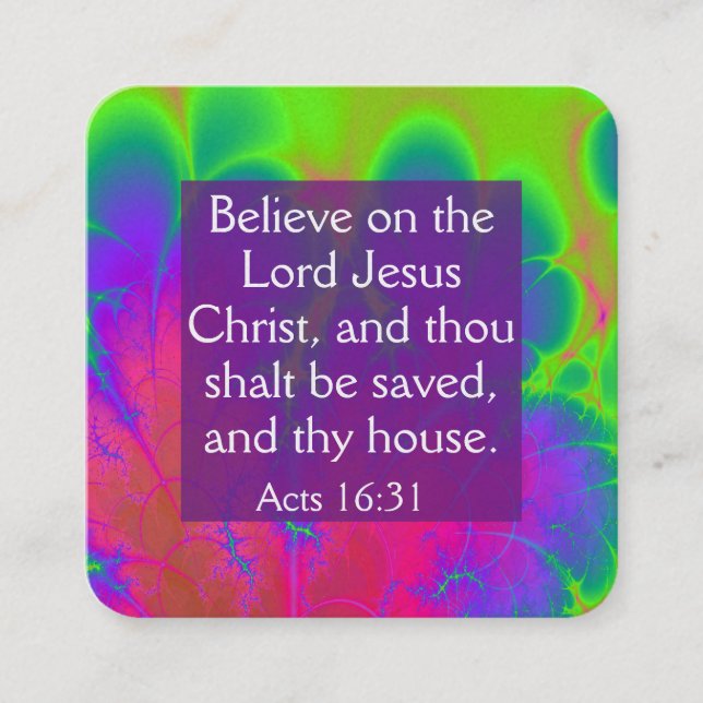 Carte de traçage Gospel (Devant)