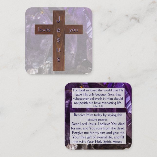 Carte de traçage Gospel (Devant / Derrière)