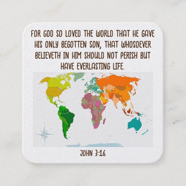 Carte de traçage Gospel (Devant)