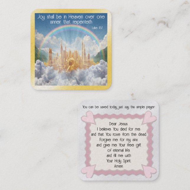 Carte de traçage Gospel (Devant / Derrière)