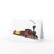 Carte de train de jouet