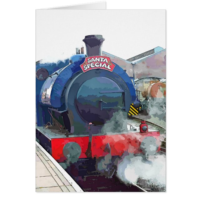 CARTE DE TRAINS À VAPEUR (Devant)