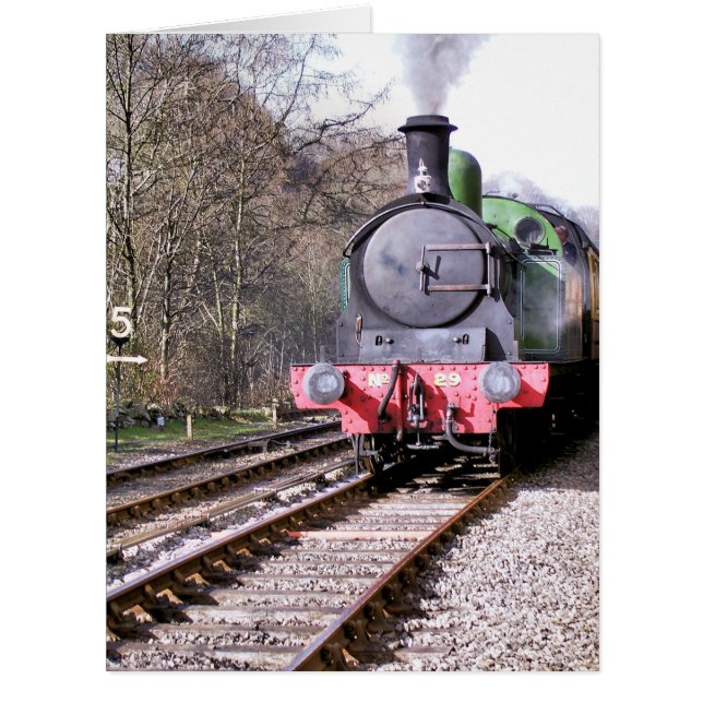 CARTE DE TRAINS À VAPEUR (Devant)