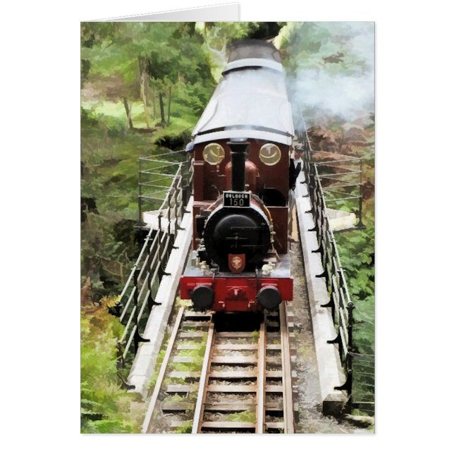 CARTE DE TRAINS À VAPEUR (Devant)