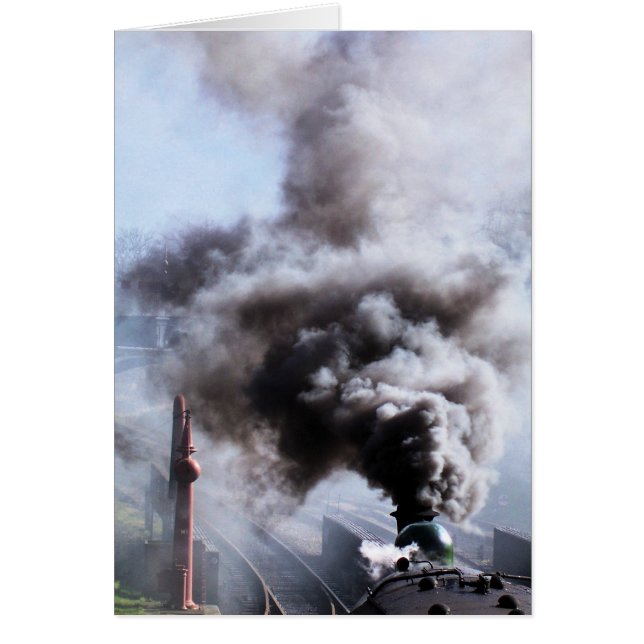 CARTE DE TRAINS À VAPEUR (Devant)