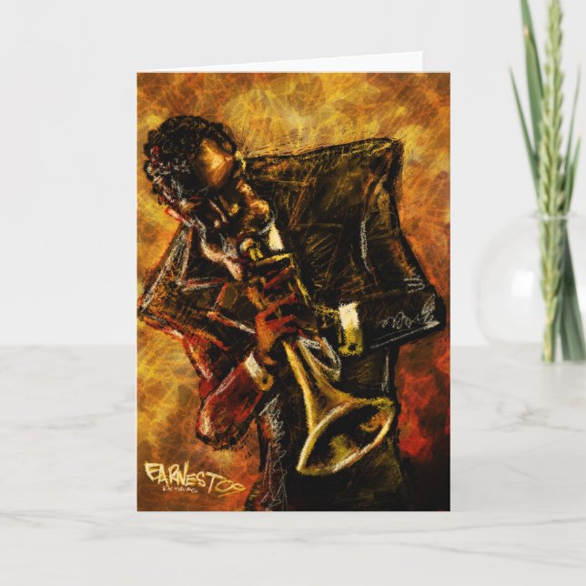 Carte de travaux de jazz (Devant)