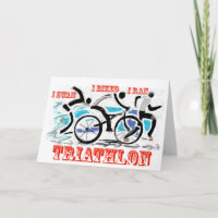 Carte de triathlon