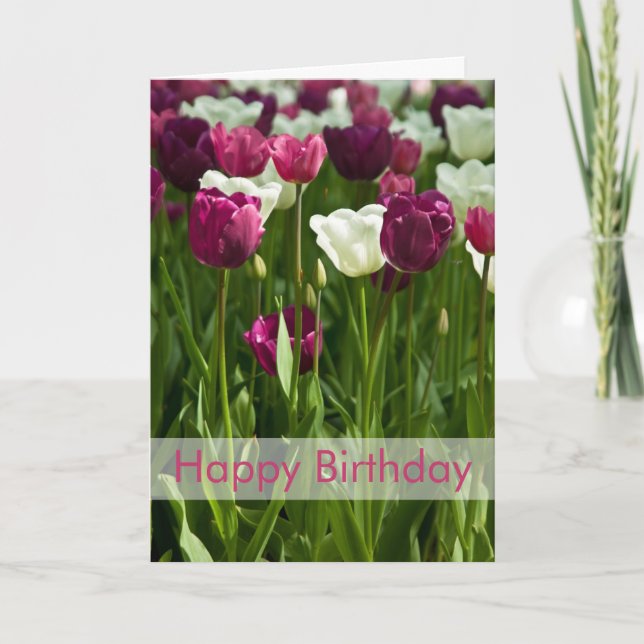 Carte de Tulips | Carte d'anniversaire (Devant)