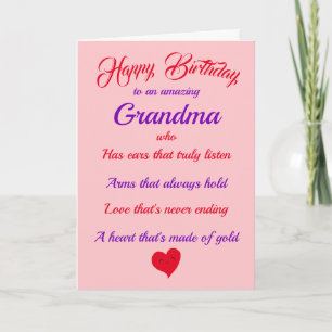 Carte de typographie rose violet Joyeux Anniversai