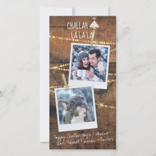 Carte de vacances 2-Photo Hanoukka pour les Jours