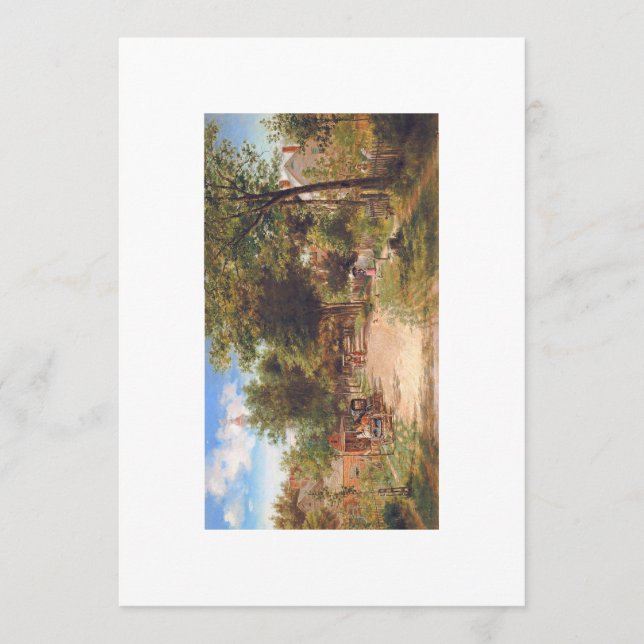 Carte de vacances à l'intérieur vide ou carte de r (Devant)