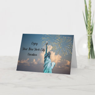 Carte de vacances à New York