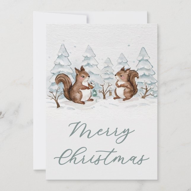 Carte de vacances à plat (Devant)