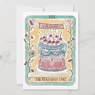 Carte de vacances à plat