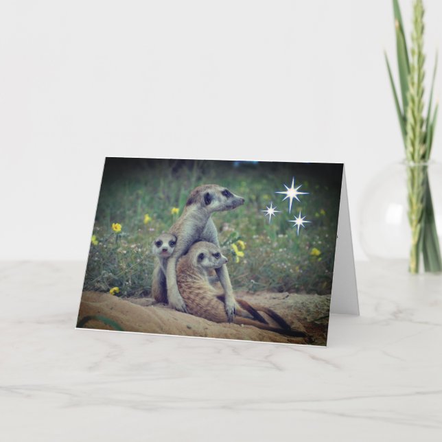 Carte de vacances Amour Famille (Devant)