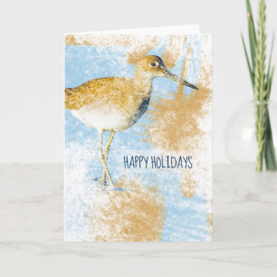 Carte De Vacances Art Plage Oiseau De Villet