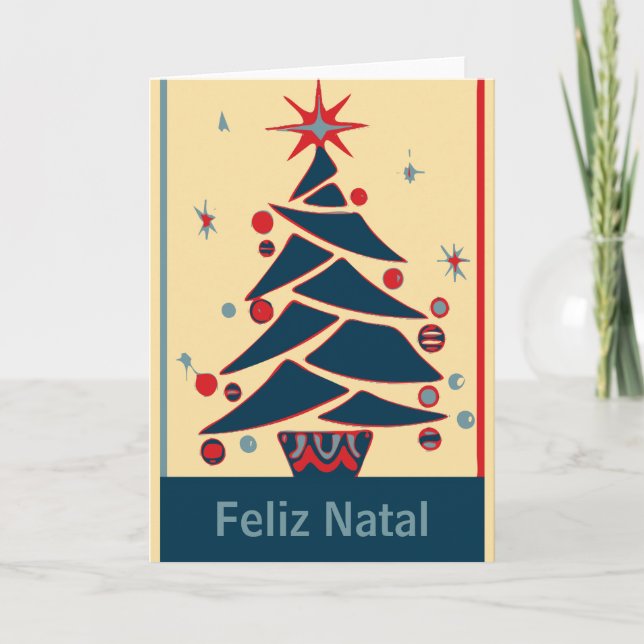 Carte de vacances avec texte, Joyeux Noël (Devant)