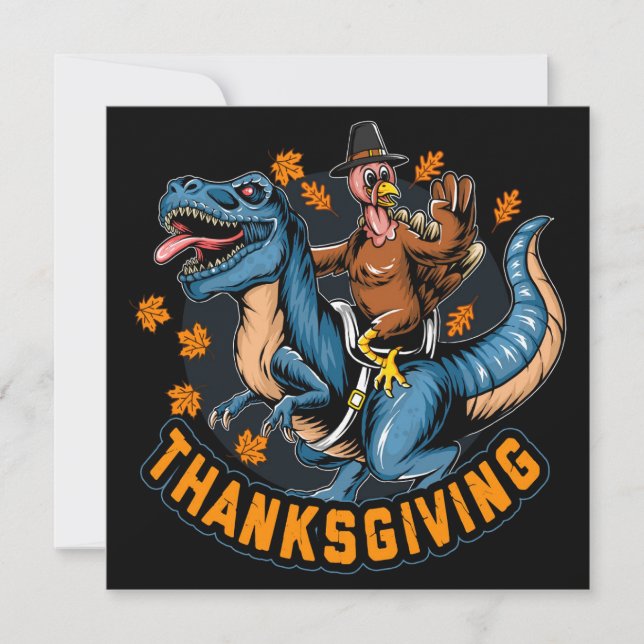 Carte de vacances bon thanksgiving (Devant)