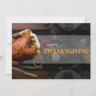 Carte de vacances bon thanksgiving