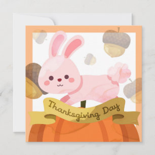 Carte de vacances bon thanksgiving