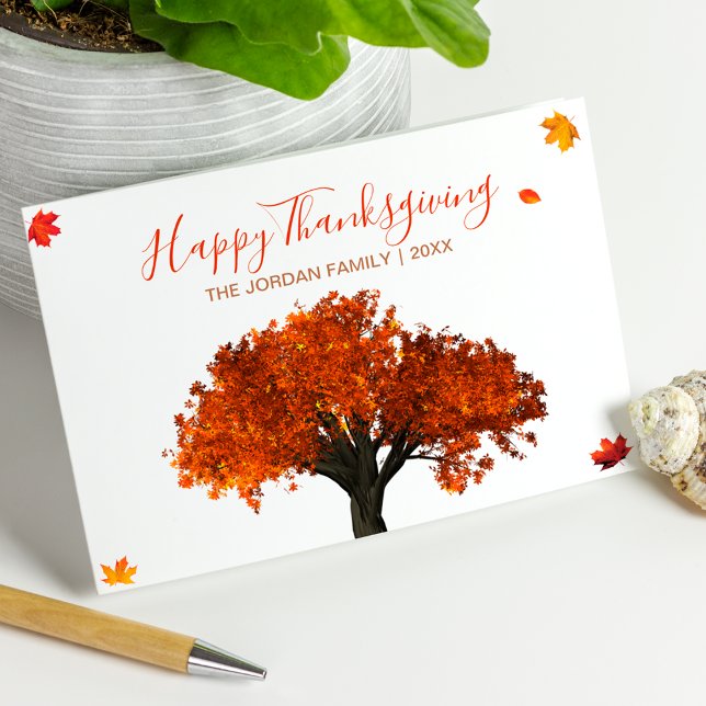 Carte de vacances bon thanksgiving (Créateur téléchargé)