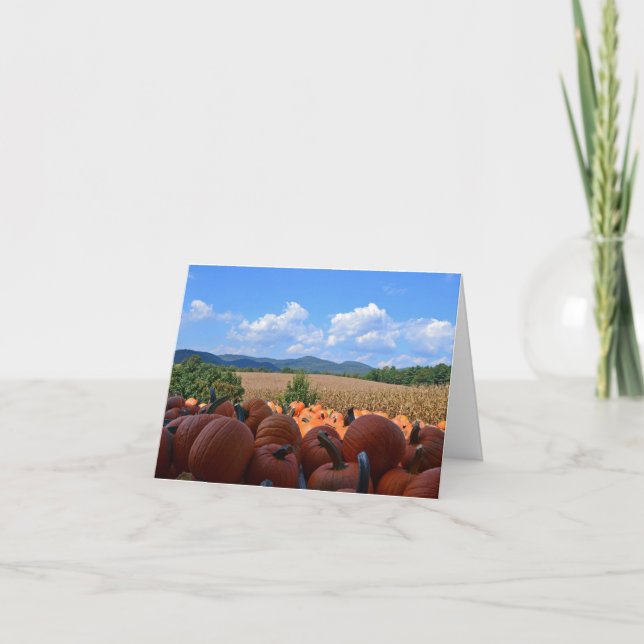 carte de vacances - Bon thanksgiving (Devant)