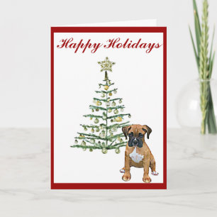 Carte de vacances Boxer
