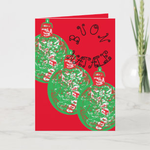 Carte de vacances Buon Natale Joyeux Noël Italien