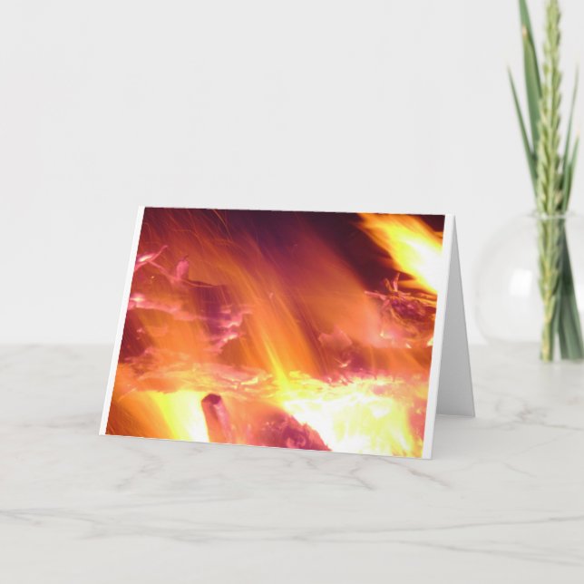 Carte de vacances Campfire (Devant)