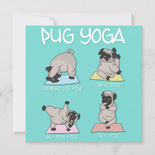 Carte de vacances carlin Yoga