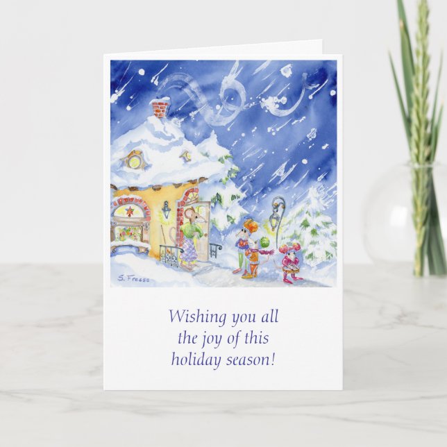 Carte de vacances Caroling (Devant)