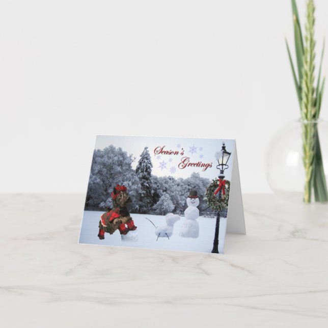 Carte de vacances Chase Snowflakes (Devant)