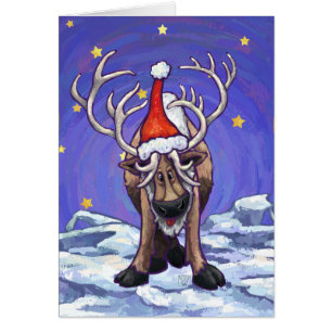 Carte de vacances Christmas Reindeer